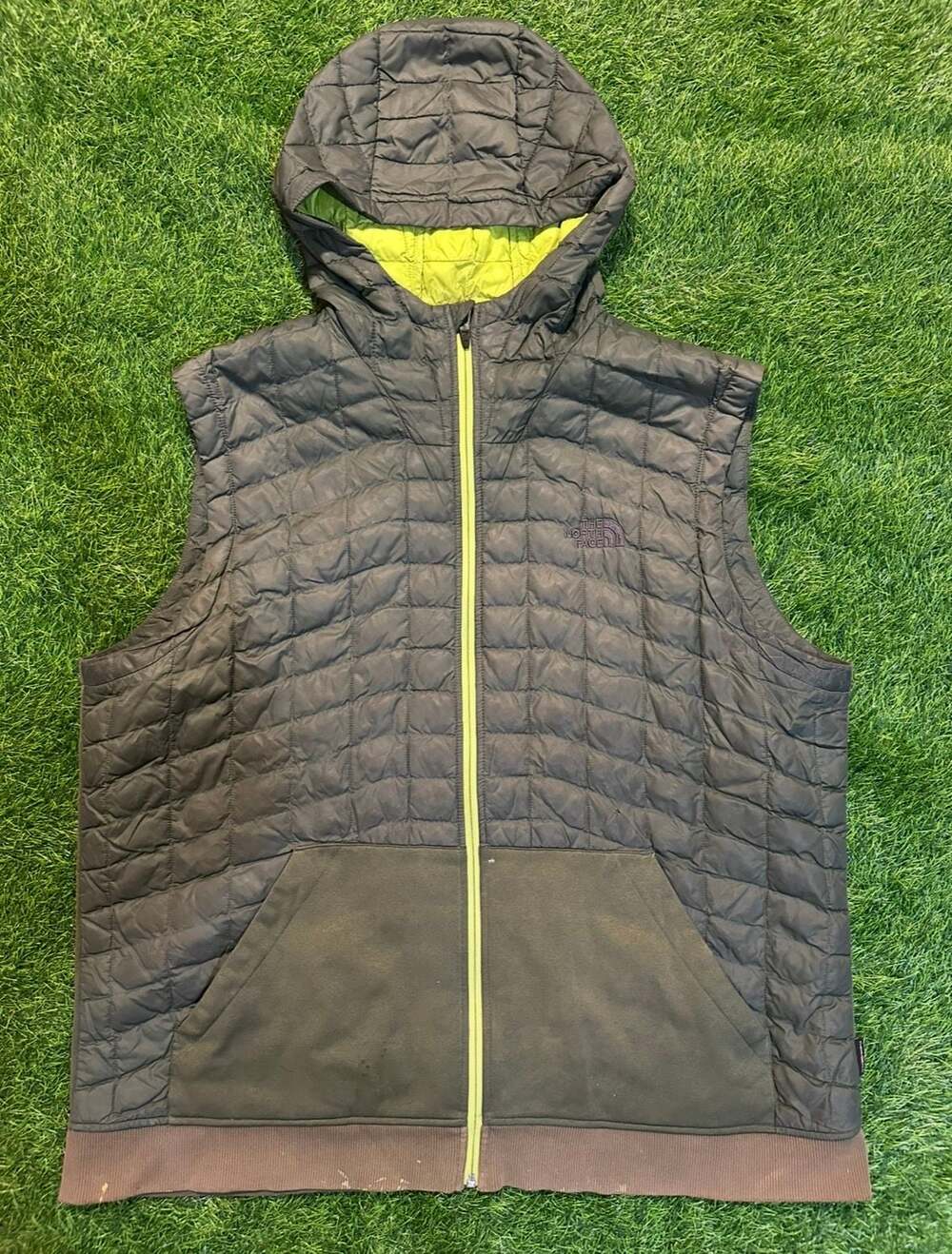 The North Face Thermoball Quilted Hybrid Full Zip Hooded Vest